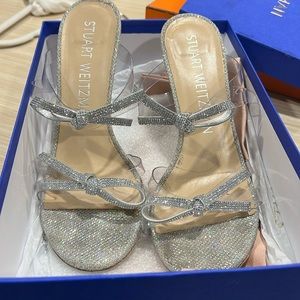 Stuart weitzman bow heels size 38.5